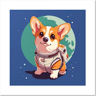 space corgi Posters and Art